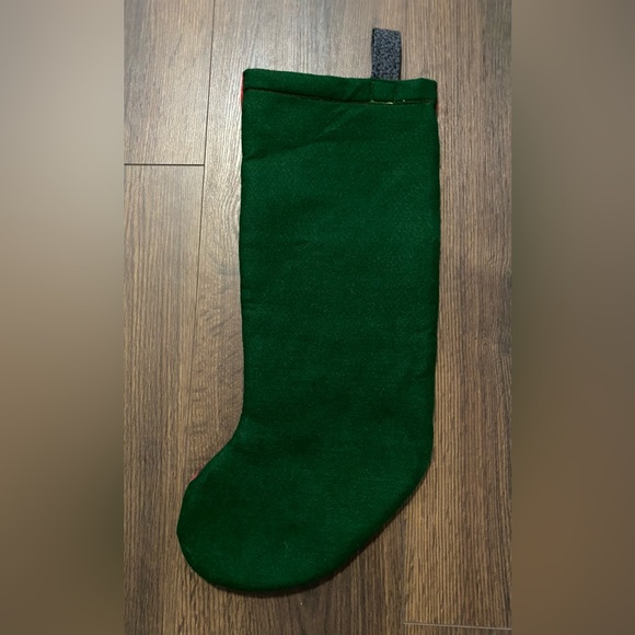 Handmade Patchwork Fabric Striped Christmas Stocking - Picture 9 of 9